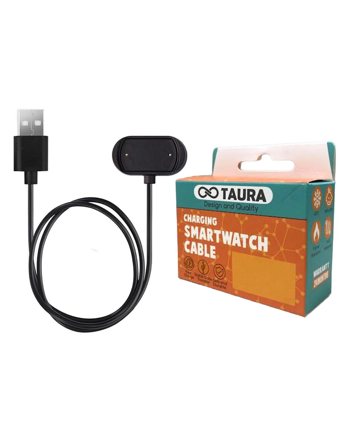 Taura Cargador para Smartwatch Amazfit Cheetah, GTR4, GTS4, GTS3, GTR3