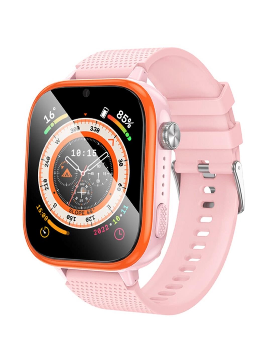 Hoco Y101 4G Smartwatch para NiÃ±os con SIM y GPS Rosa