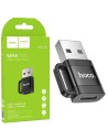 Adaptador USB-A a USB-C Negro Hoco UA31D