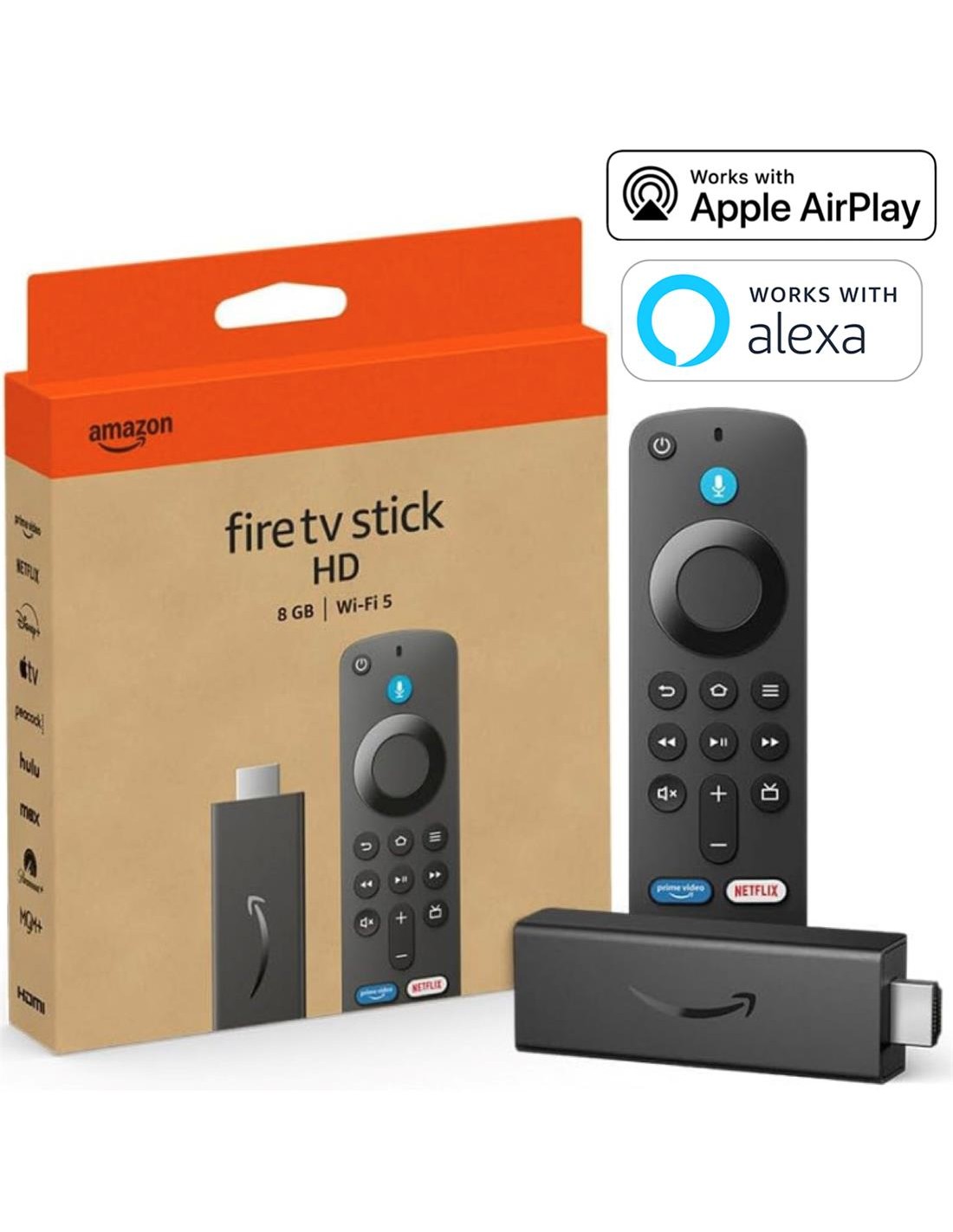 Amazon Fire Tv Stick HD 2024 con mando de Voz Alexa