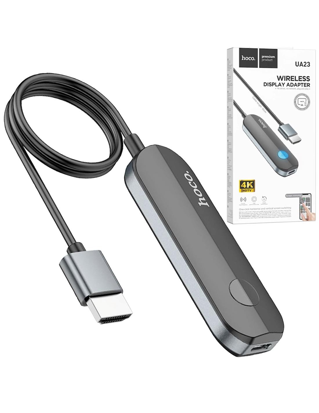 Hoco UA23 Adaptador HDMI Inalámbrico "Screen Mirror" para iPhone