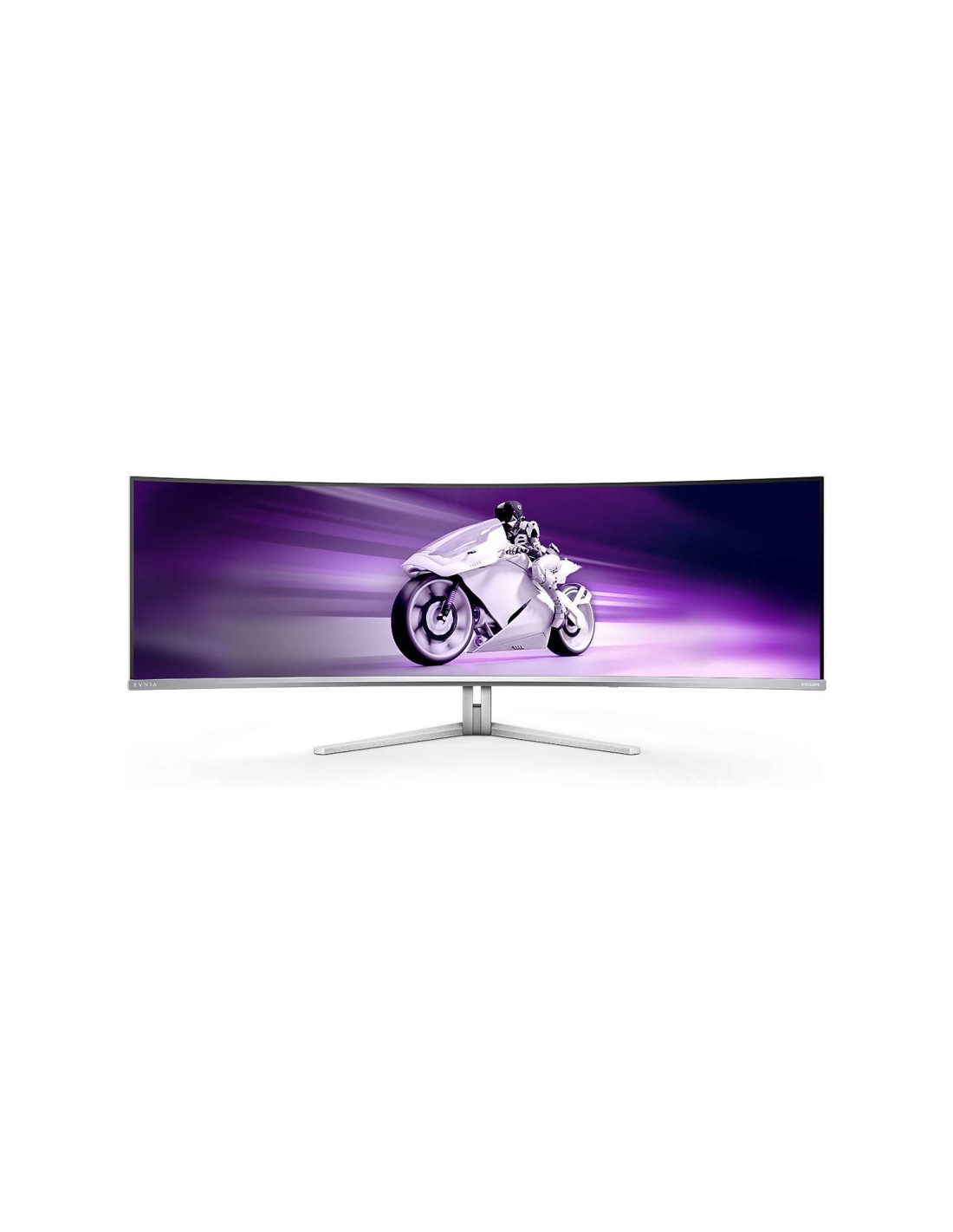 Philips Evnia 8000 49M2C8900L/00 pantalla para PC 124,2 cm (48.9") 5120 x 1440 Pixeles Dual QHD QD-OLED Blanco