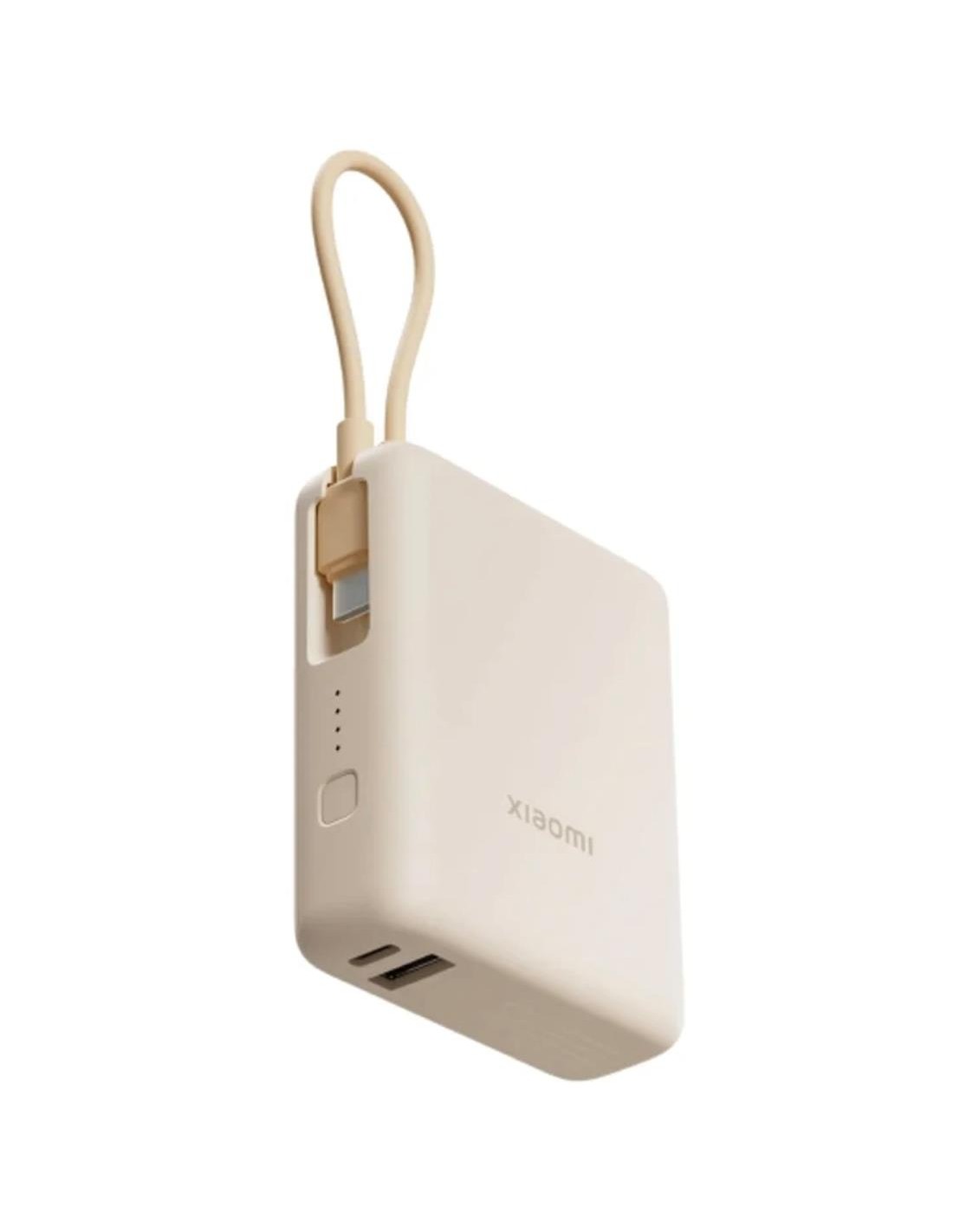 Powerbank Xiaomi 10.000mAh 33W Con Cable Integrado Tan