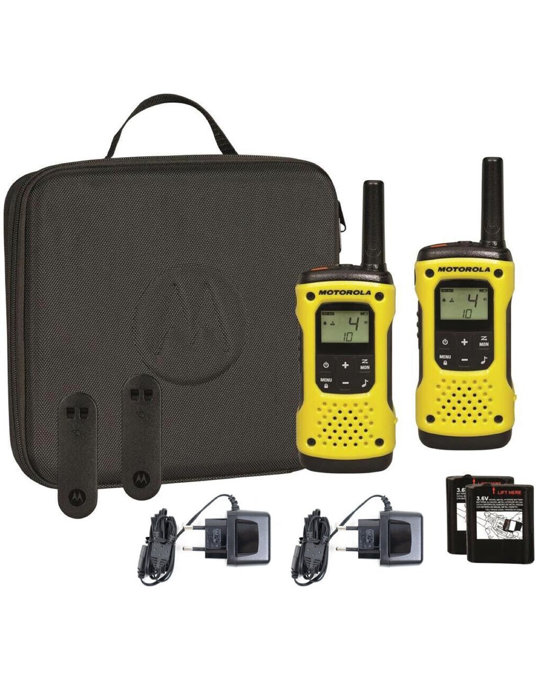 Motorola T92 H2O Walkie Talkie Impermeable con alcance de 10Km