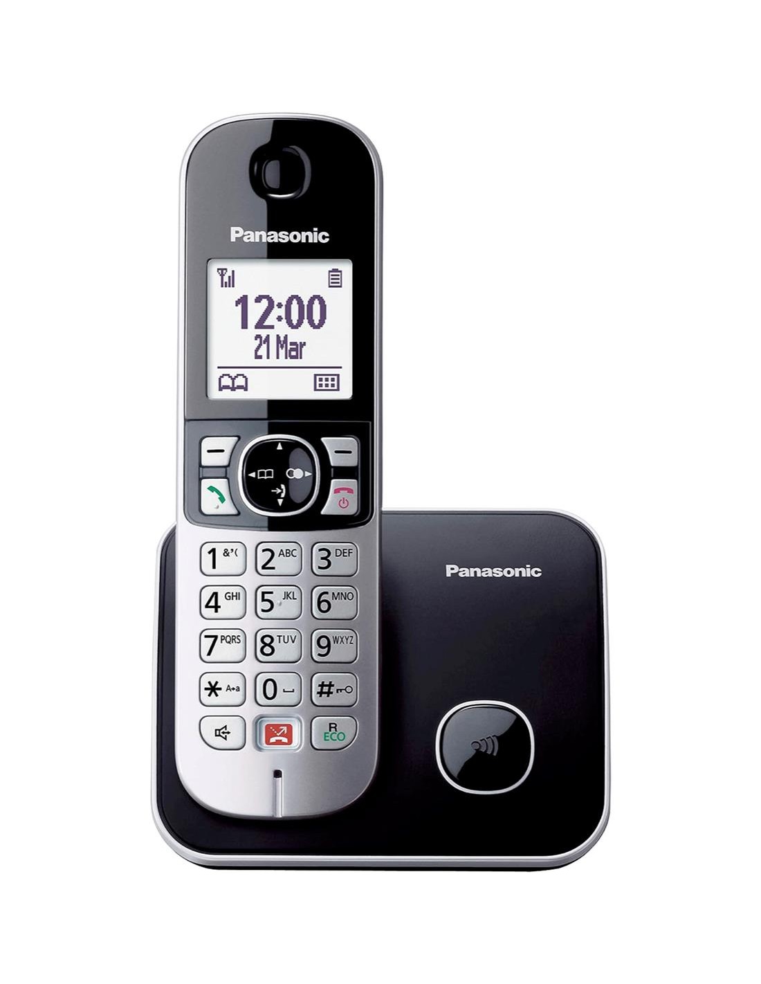 Panasonic KX-TG6851SPB TelÃ©fono InalÃ¡mbrico Anti Spam Negro