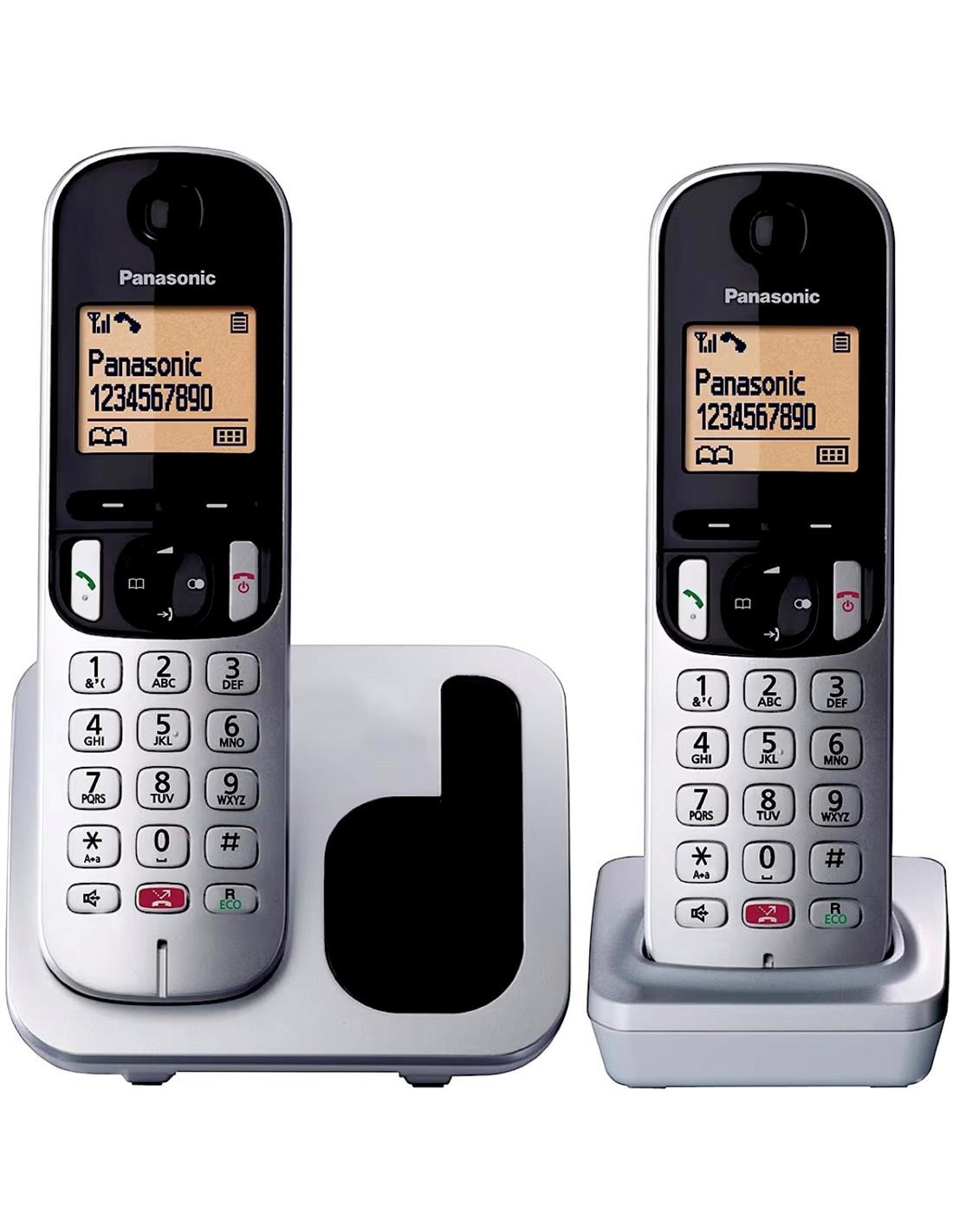 Panasonic KX-TGC212SPS TelÃ©fono Duo Gris/Negro