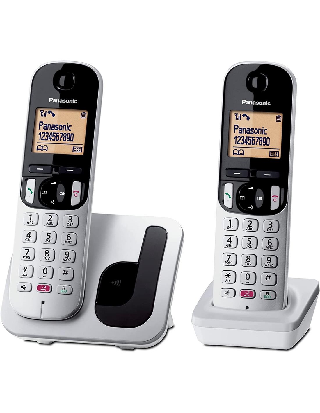 Panasonic KX-TGC252SPS TelÃ©fono inalÃ¡mbrico Duo Gris/Negro
