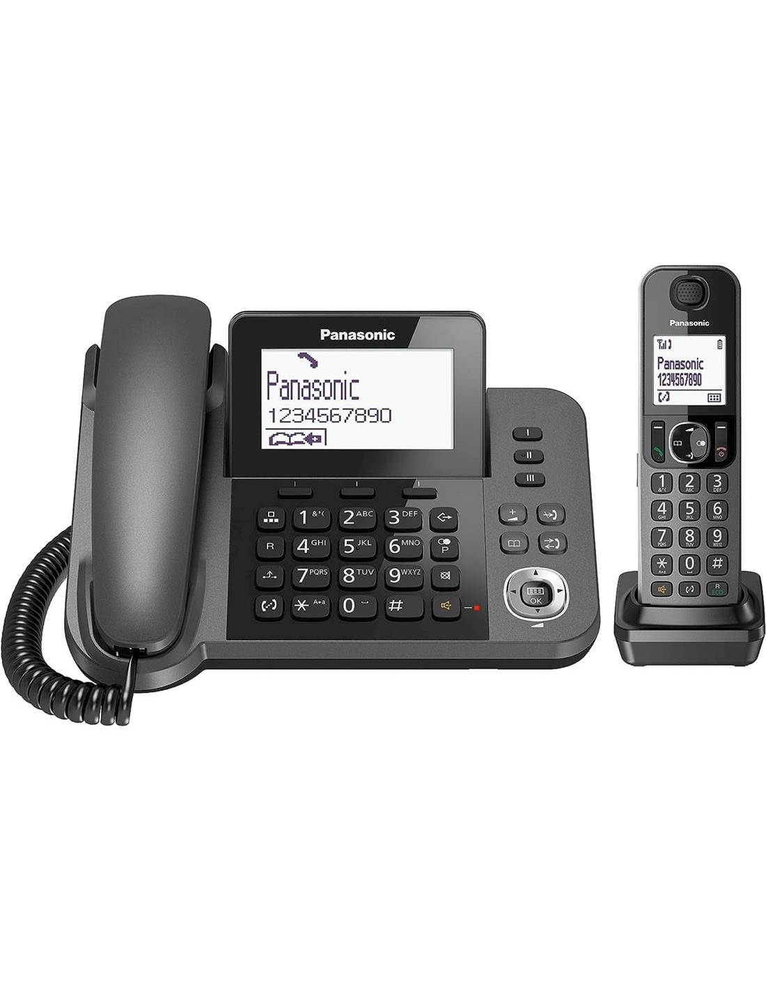 Panasonic KX-TGF310EXM TelÃ©fono Fijo + InalÃ¡mbrico 2-1