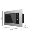 Microondas encastrable GrandHeat 2000 Built-In Steel Black