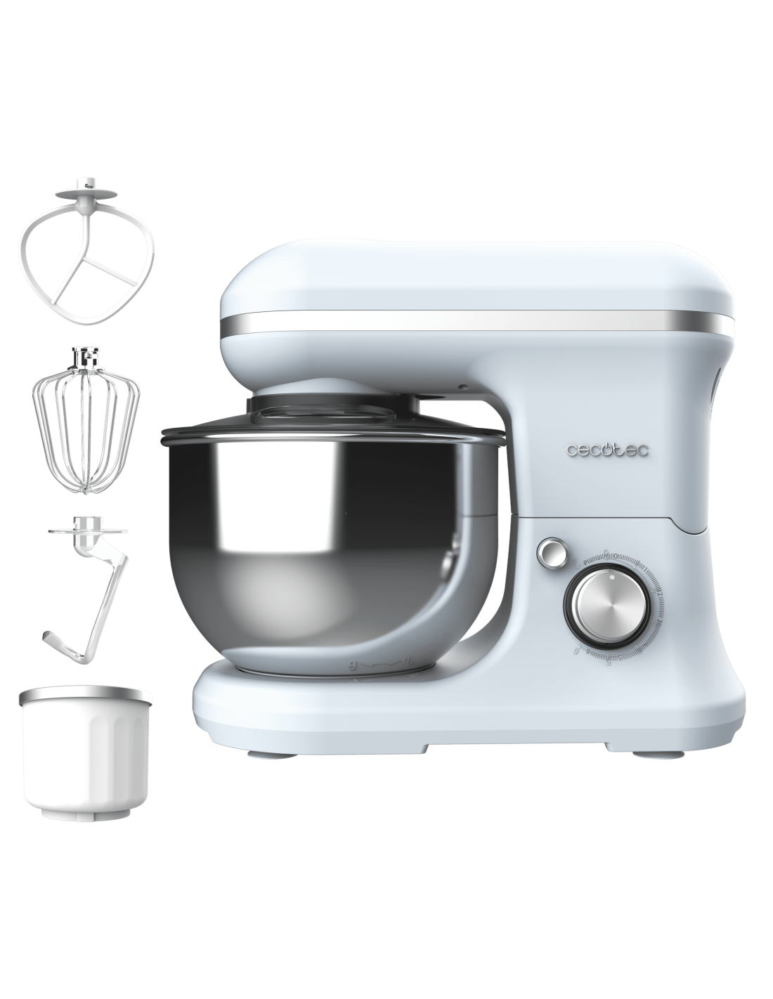Batidora Amasadora Cecomixer Merengue 5L 1200 Ice-Cream Blue