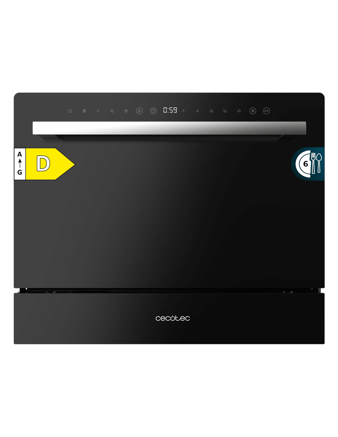 Bolero Aguazero 2400 Black Glass