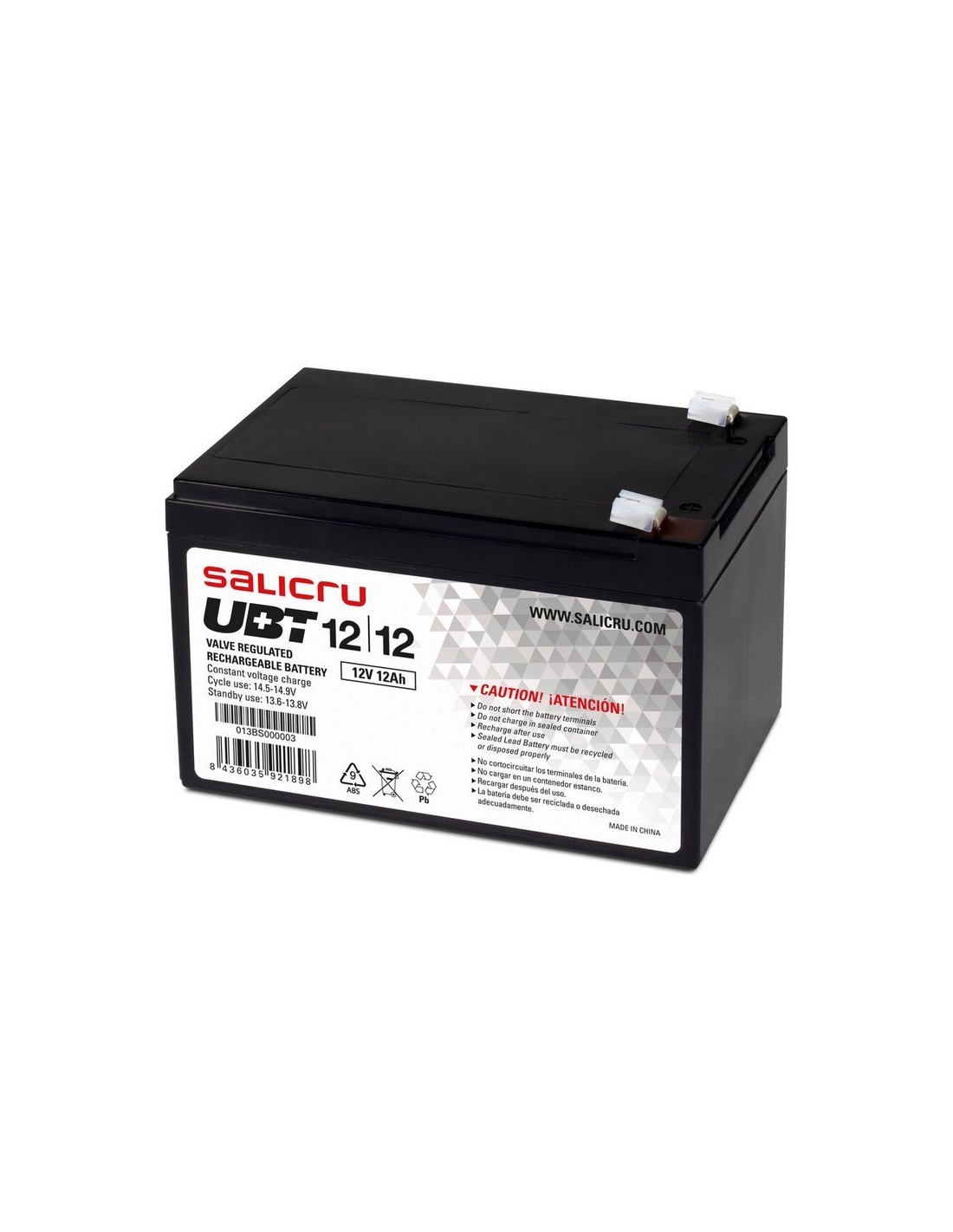BATERIA UPS SALICRU 12AH/12V