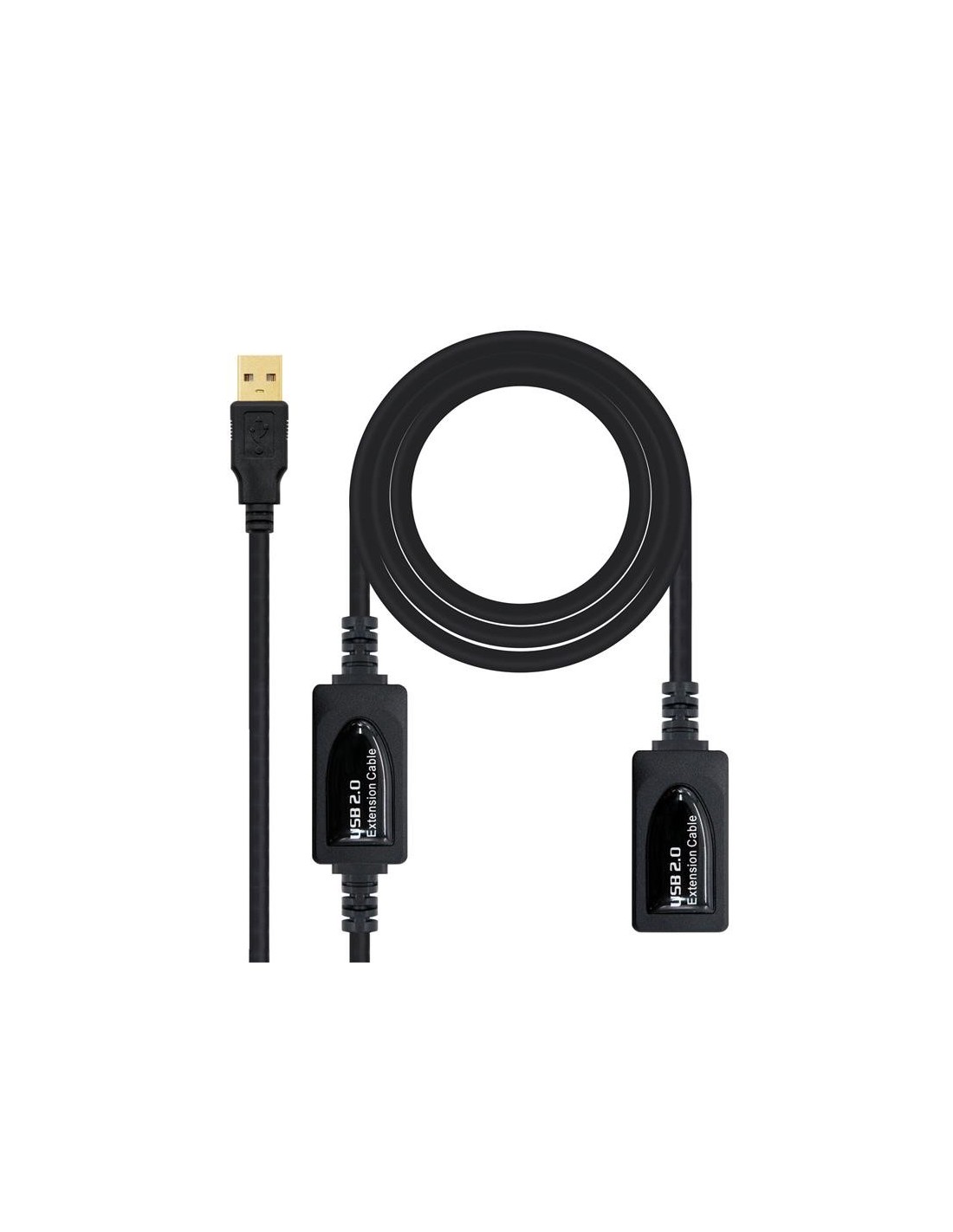 CABLE USB ALARGADOR AM/AH 10M AMPLIFICADOR NANOCABLE