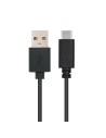 CABLE USB 3A TIPO USB-CM-AM NEGRO 1M NANOCABLE