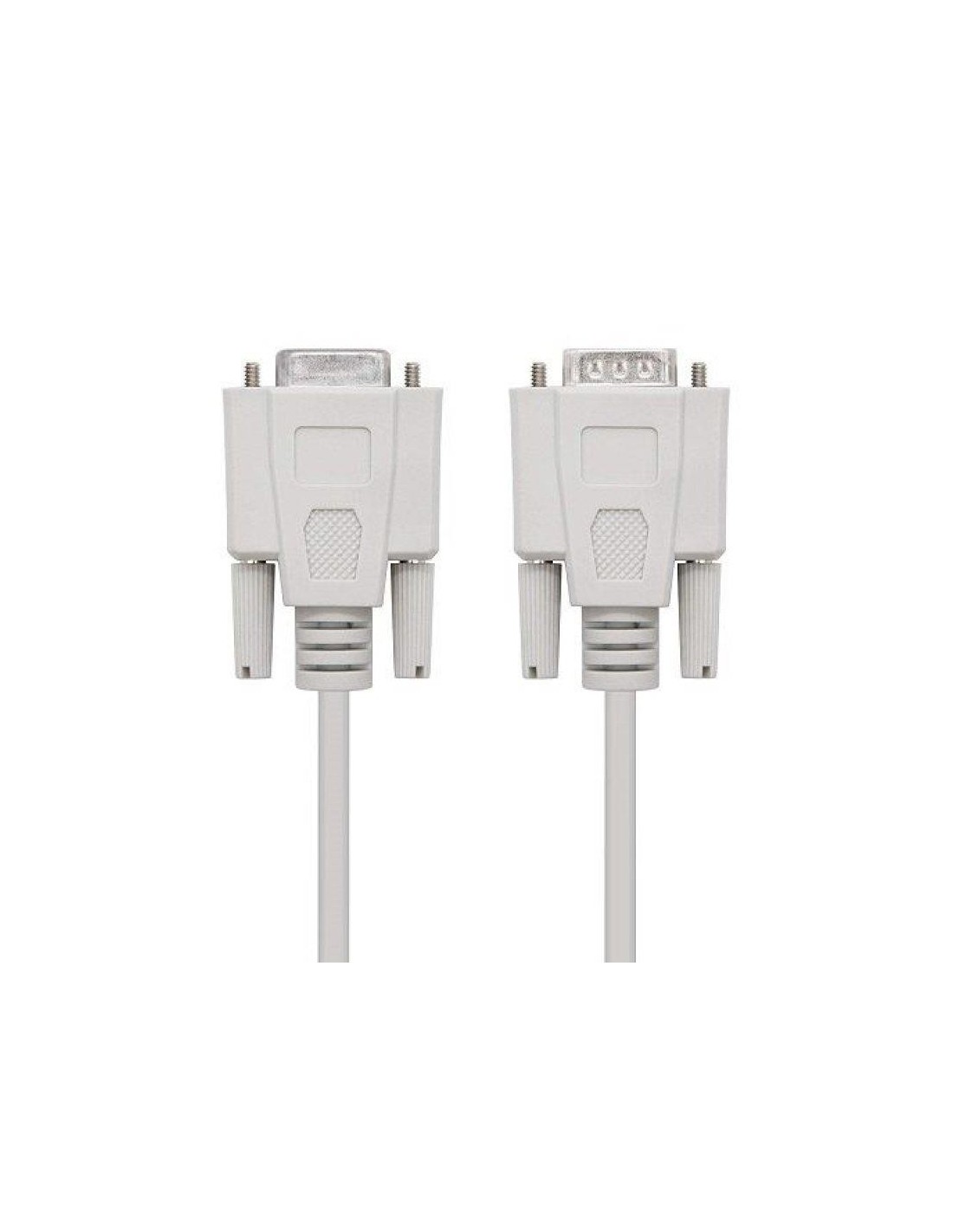 CABLE SERIE NANOCABLE RS232 DB9/M - DB9/H 3M WHITE