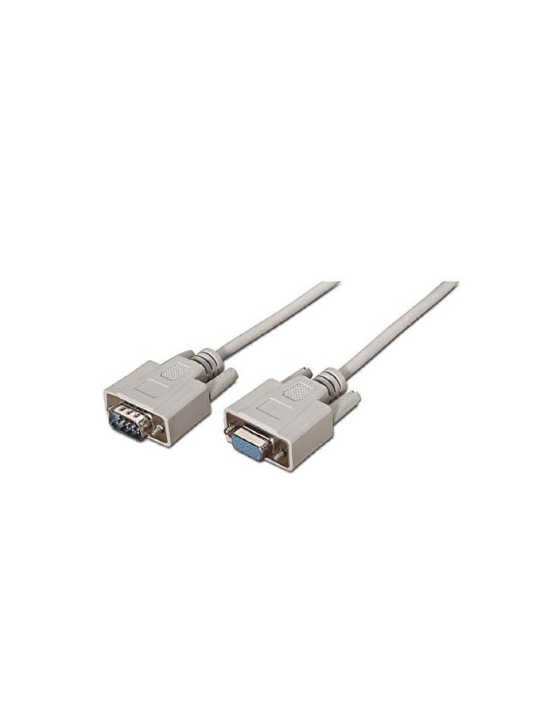 CABLE SERIE NANOCABLE RS232 DB9/M - DB9/H 3M WHITE