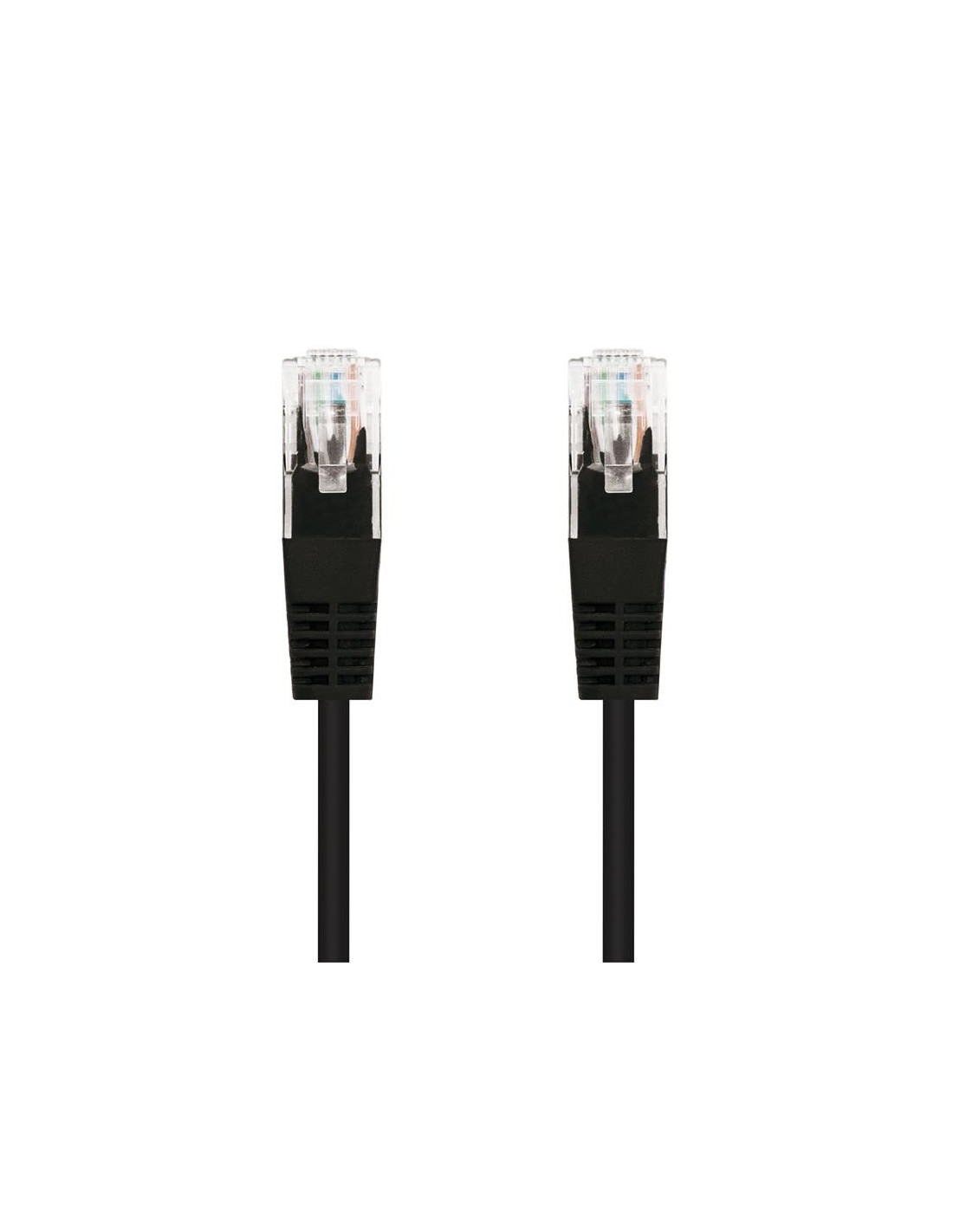 CABLE DE RED CAT.6 UTP 1M NANOCABLE BLACK