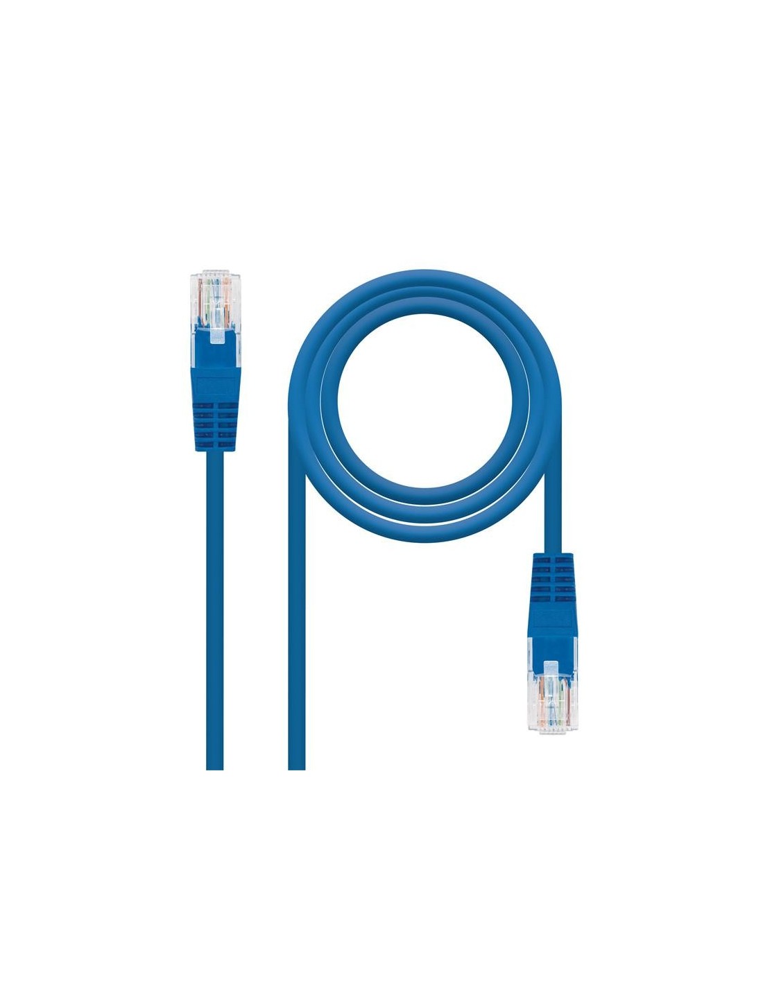 CABLE DE RED CAT.6 UTP 1M NANOCABLE BLUE