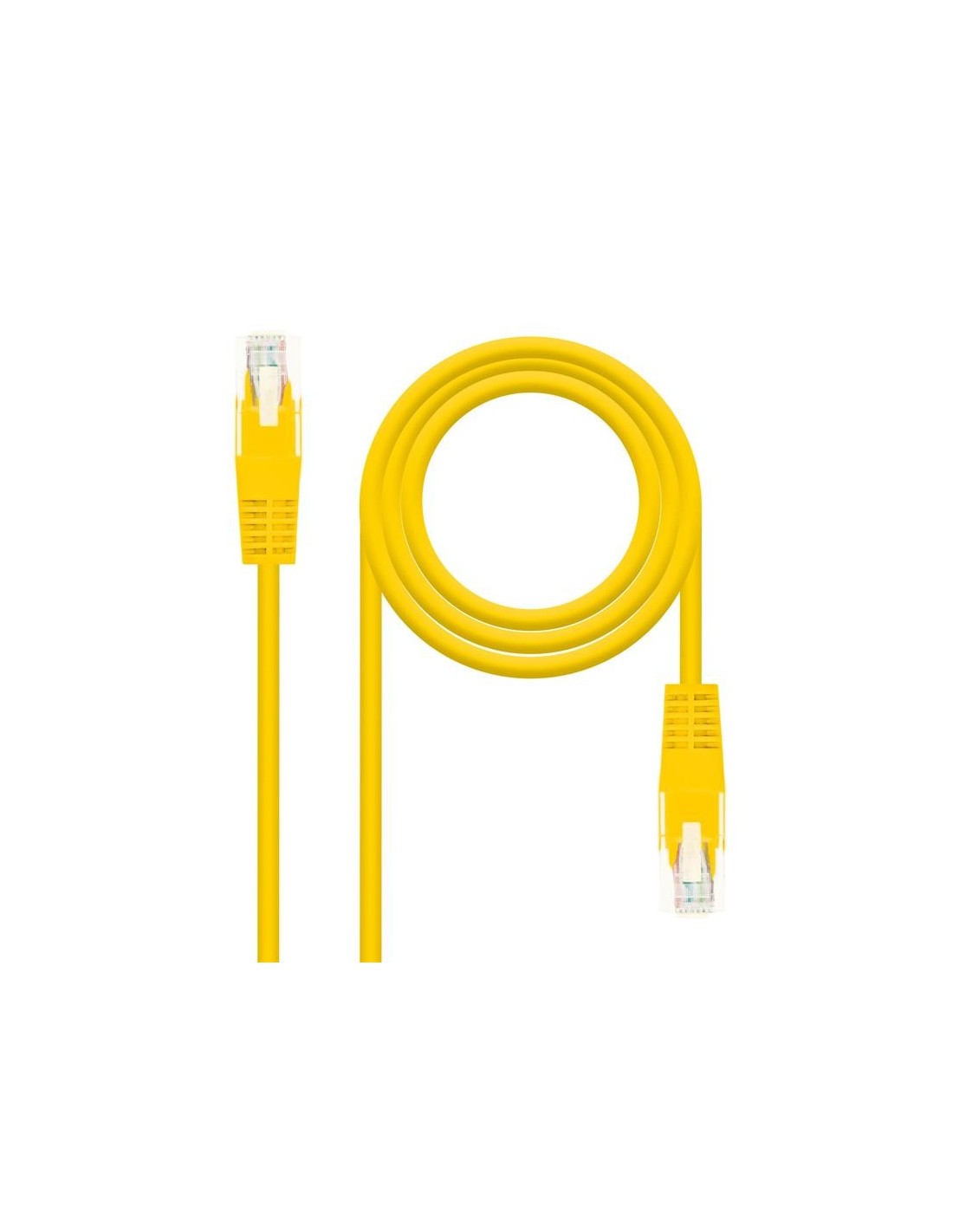 CABLE DE RED CAT.6 UTP 1M NANOCABLE YELLOW