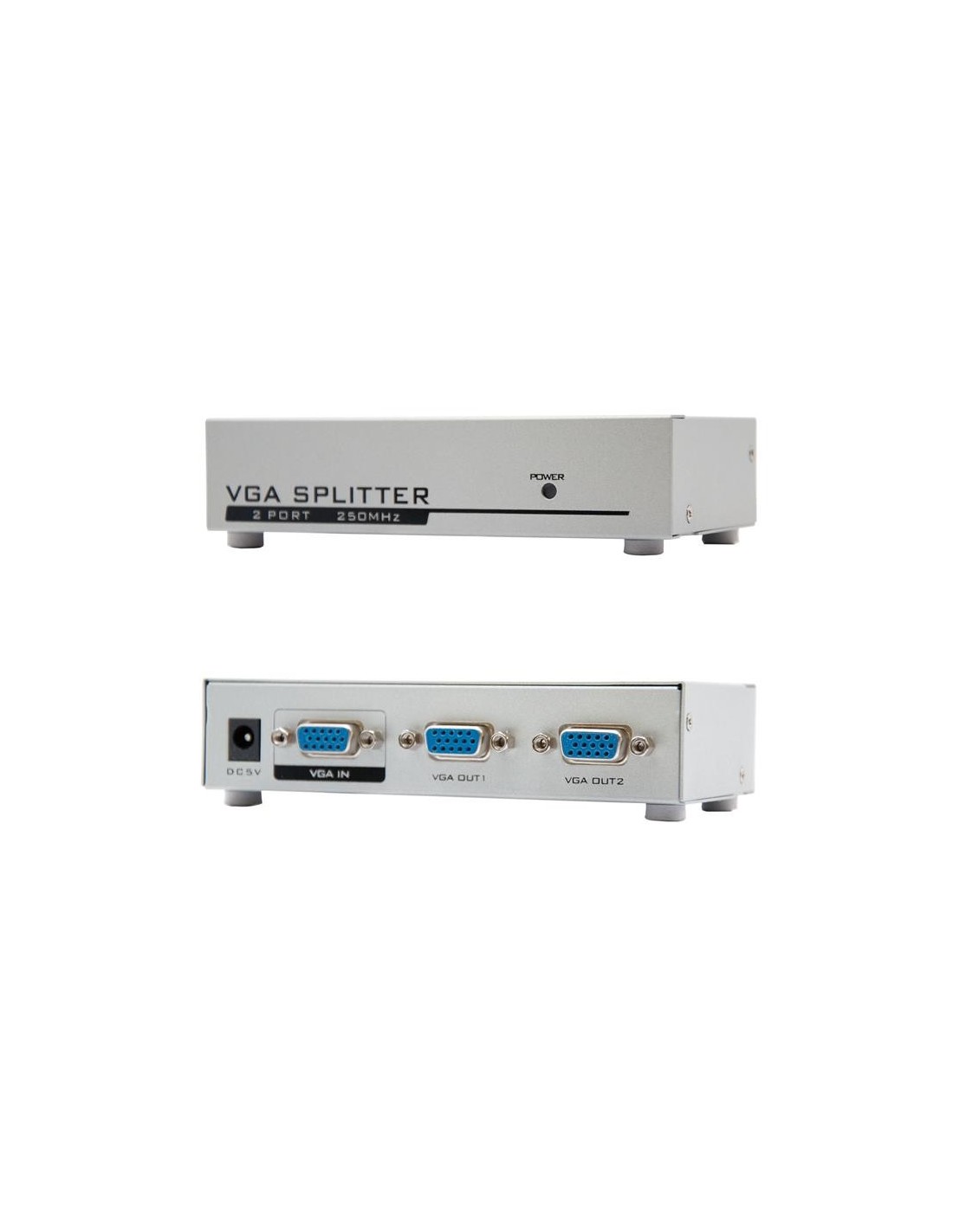 CONMUTADOR VGA NANOCABLE 2 MONITORES