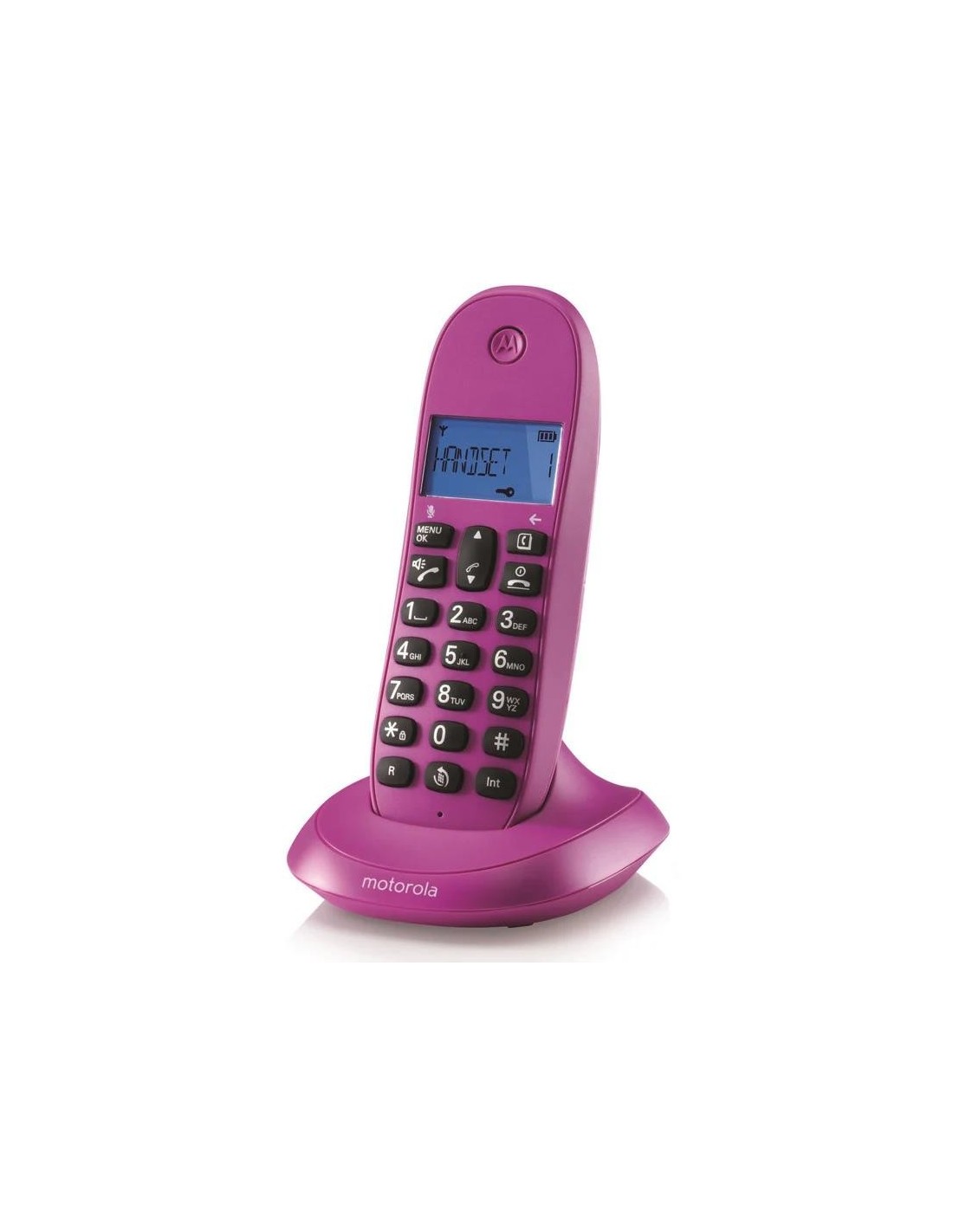 TELEFONO MOTOROLA C1001 LB+ DECT  WIRELESS VIOLETA
