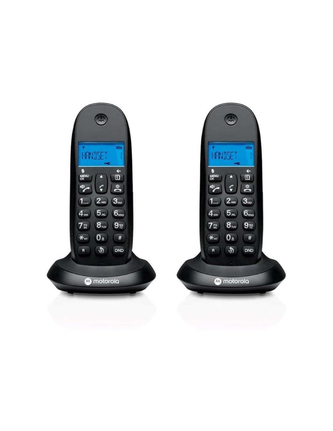 TELEFONO MOTOROLA C1002 CB+ DECT  WIRELESS BLACK ( 2UD )