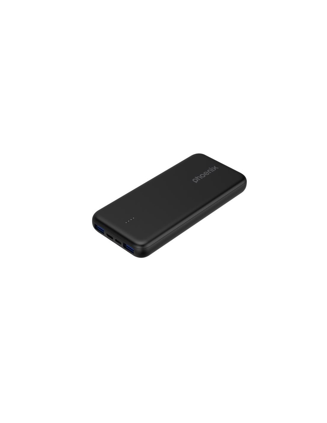 POWERBANK PHOENIX 10000MAH 2X USB + USB-C PD BLACK
