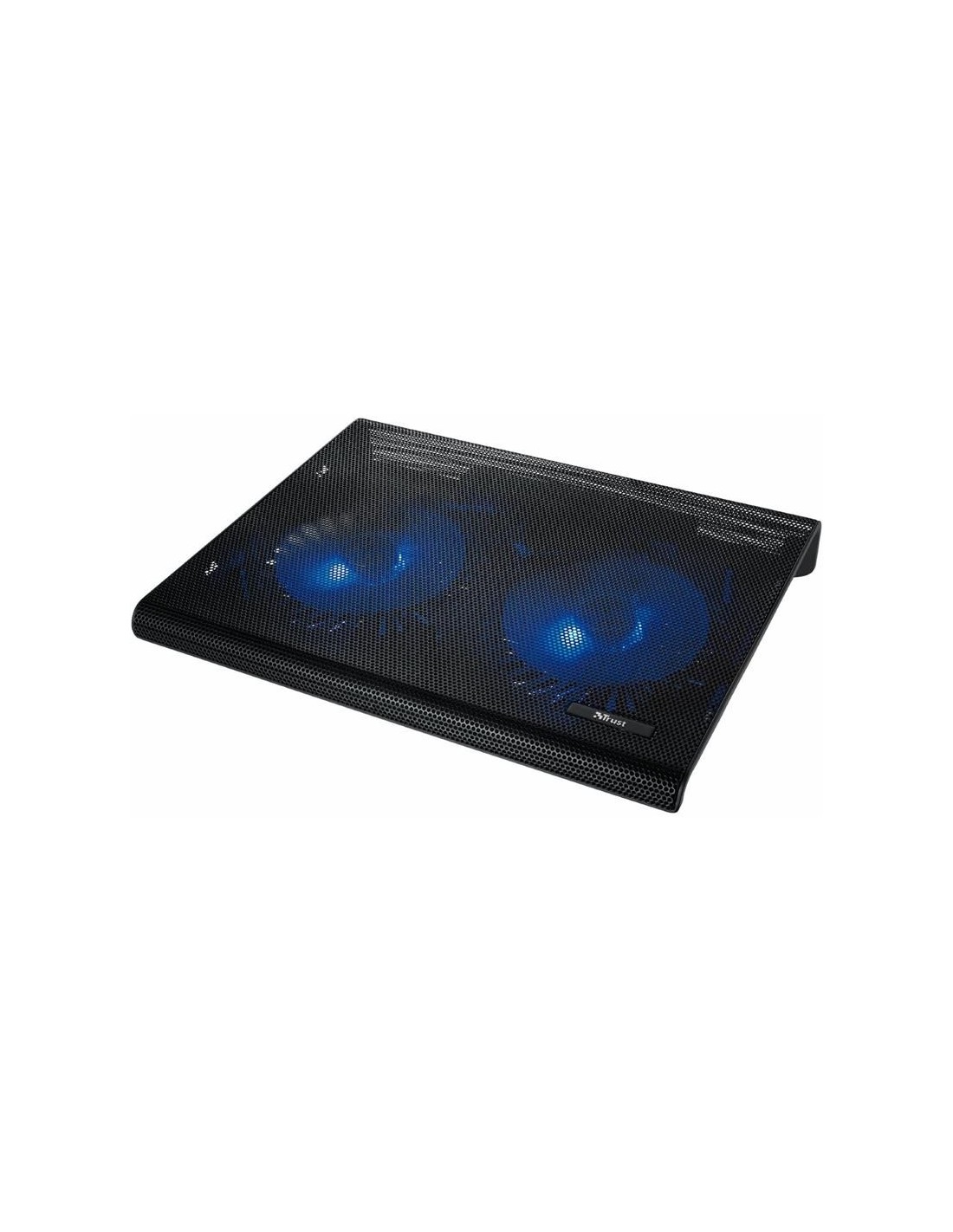 SOPORTE + VENTILADOR NOTEBOOK TRUST HASTA 17.4 BLACK