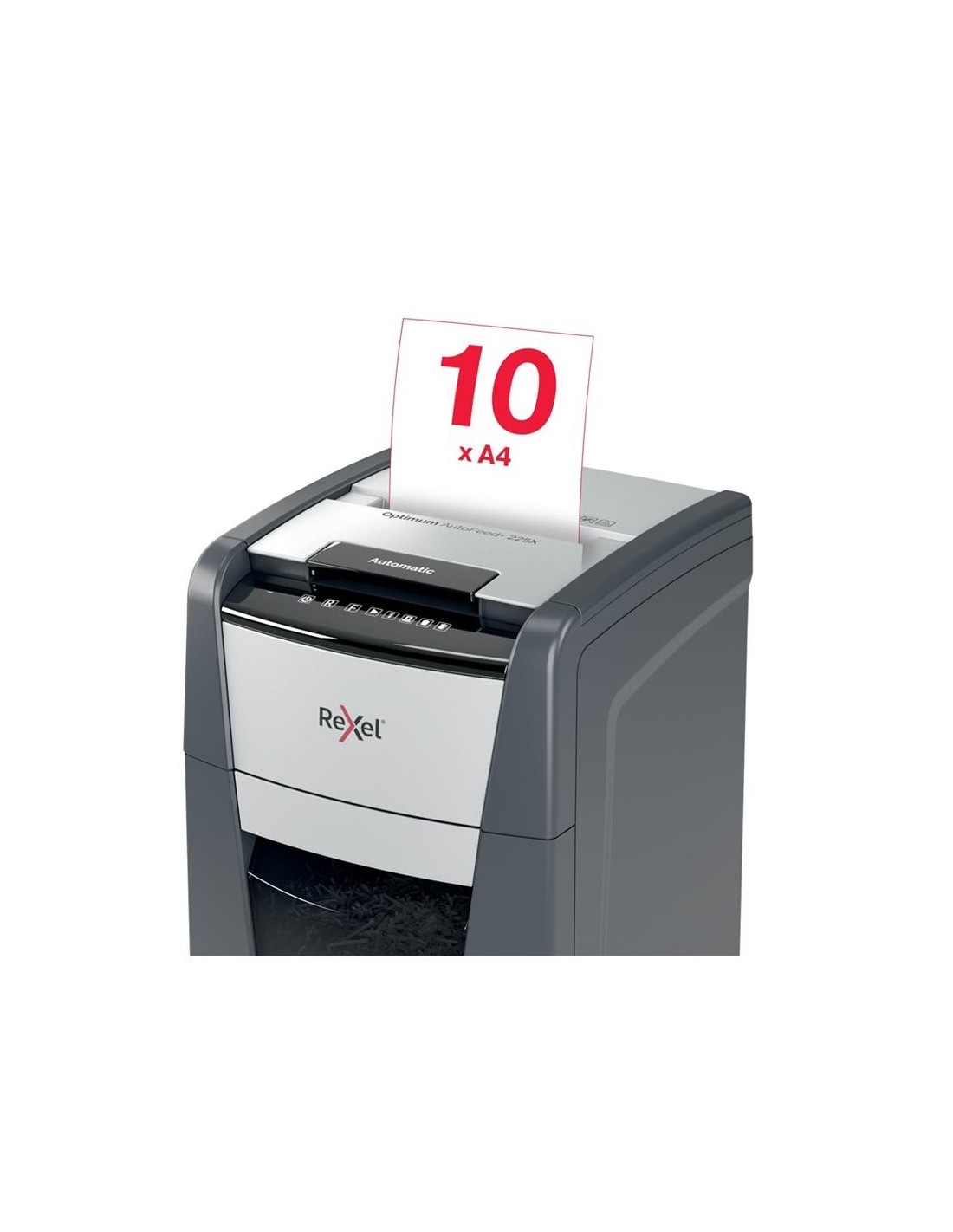 DESTRUCTORA REXEL OPTIMUM AUTOFEED+ 225X AUTOMATICA CONFETI