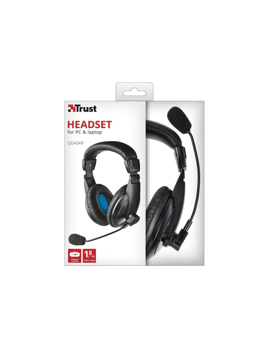 AURICULARES TRUST QUASAR HEADSET PC