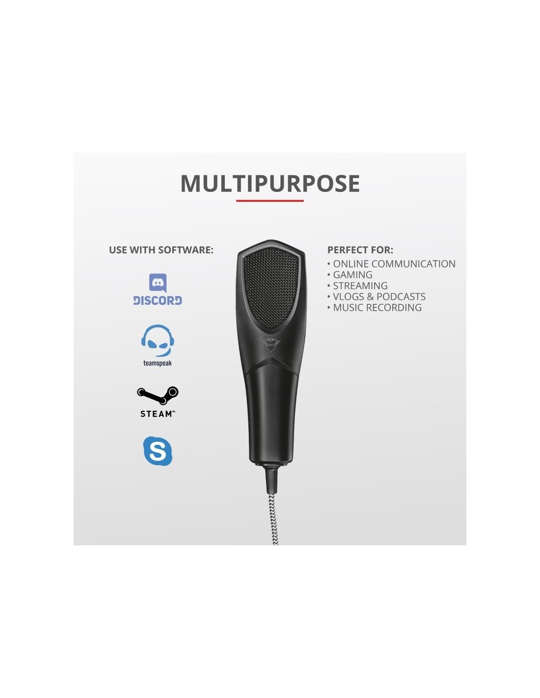 MICROFONO TRUST GXT 232 MANTIS STREAMING USB