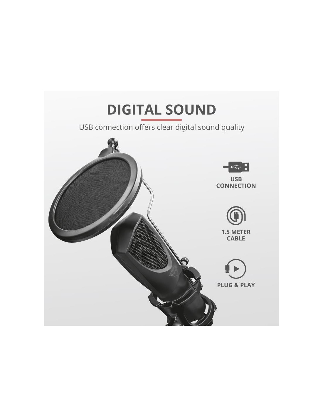 MICROFONO TRUST GXT 232 MANTIS STREAMING USB