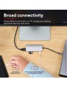 HUB TRUST DALYX USB-C 7 EN 1 HDMI USB-C USB MICRO SD RJ45 SILVER