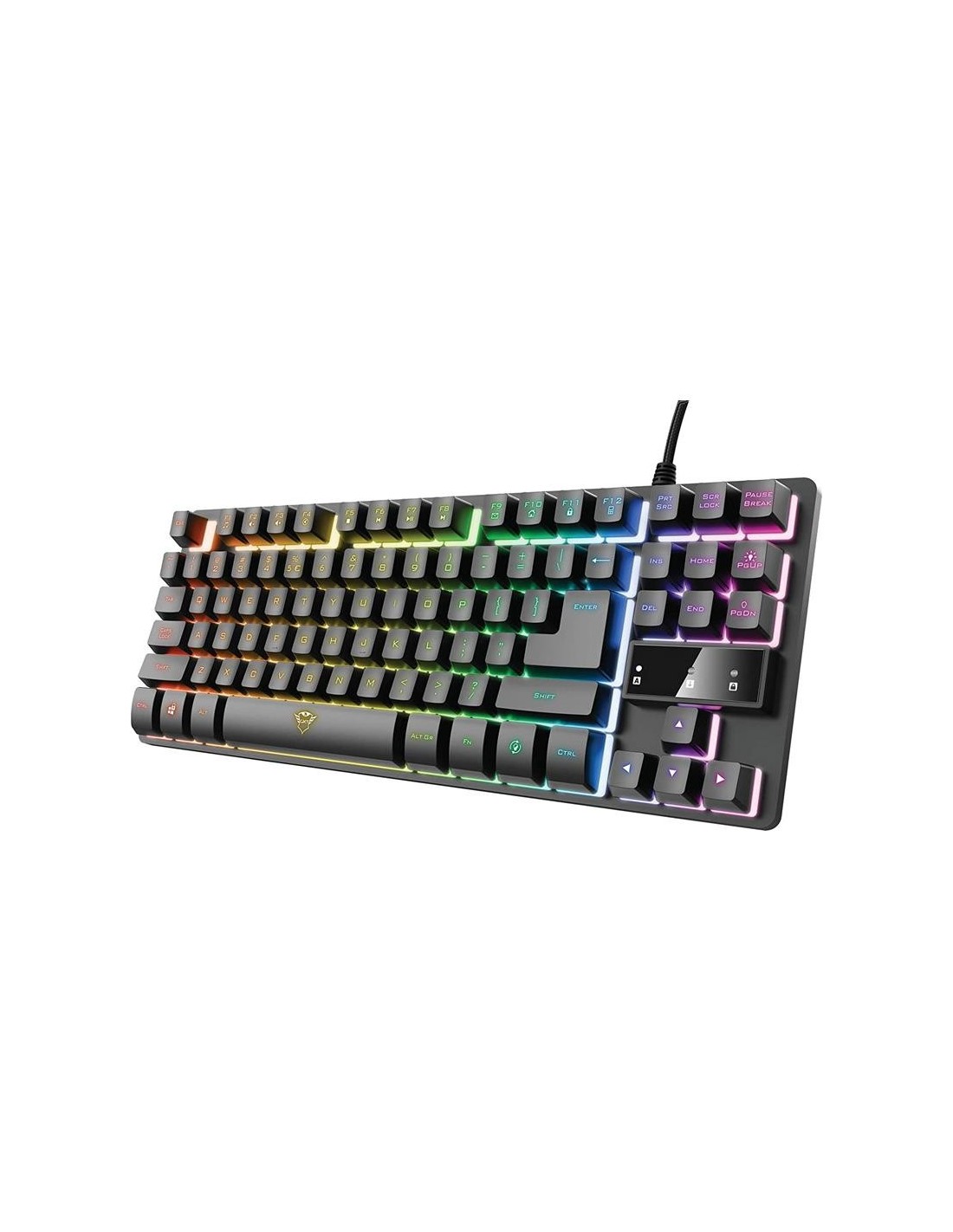 TECLADO TRUST GAMING GXT 833 METALICO USB RGB