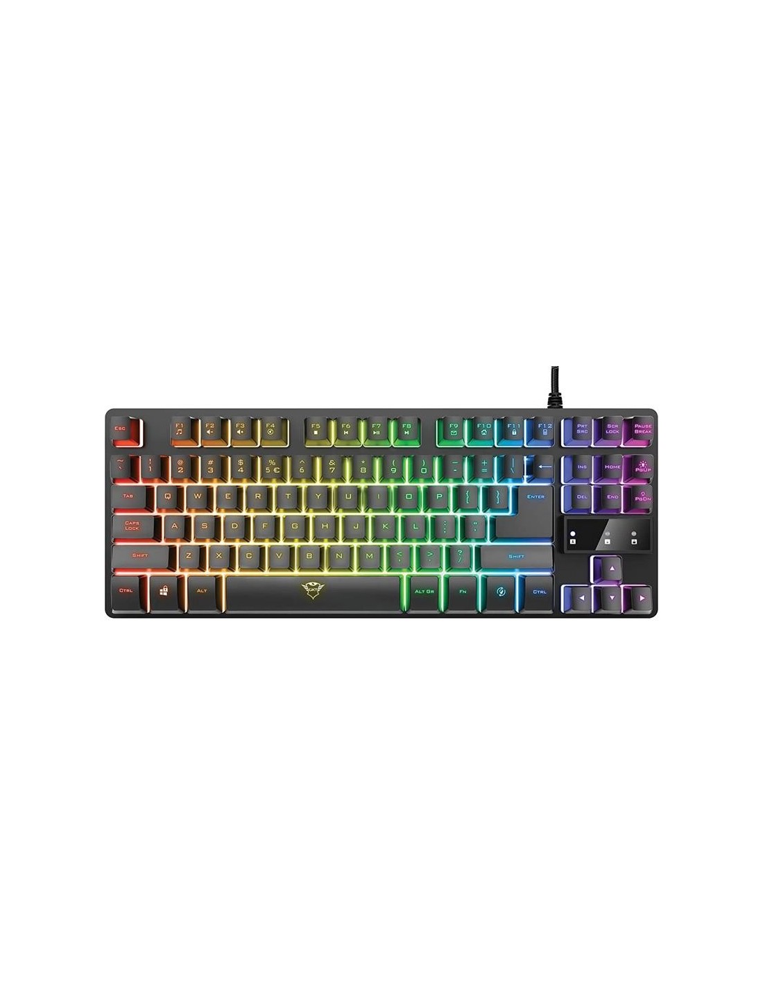 TECLADO TRUST GAMING GXT 833 METALICO USB RGB