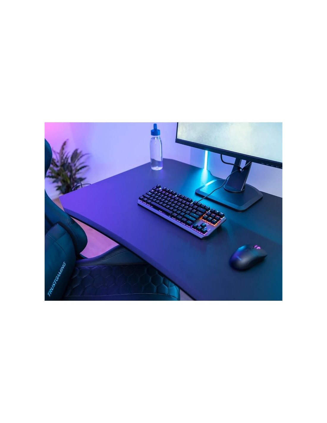 TECLADO TRUST GAMING GXT 834 CALLAZ MECANICO TKL USB RGB