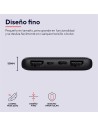 POWERBANK TRUST PRIMO SLIM 10000MAH 2A USB + USB-C + MICRO-USB ECO BLACK