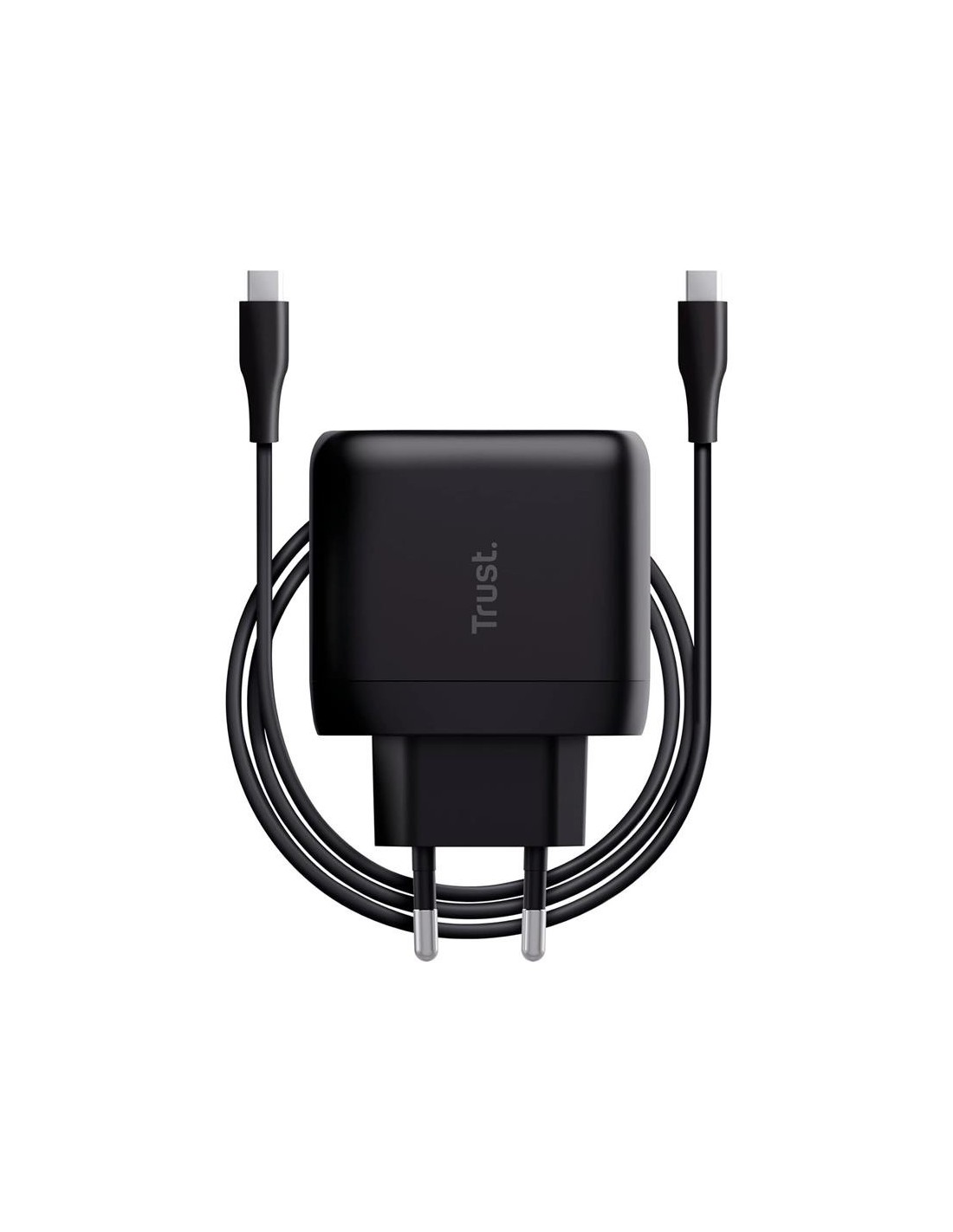 CARGADOR TRUST MAXO USB-C 65W 2M BLACK