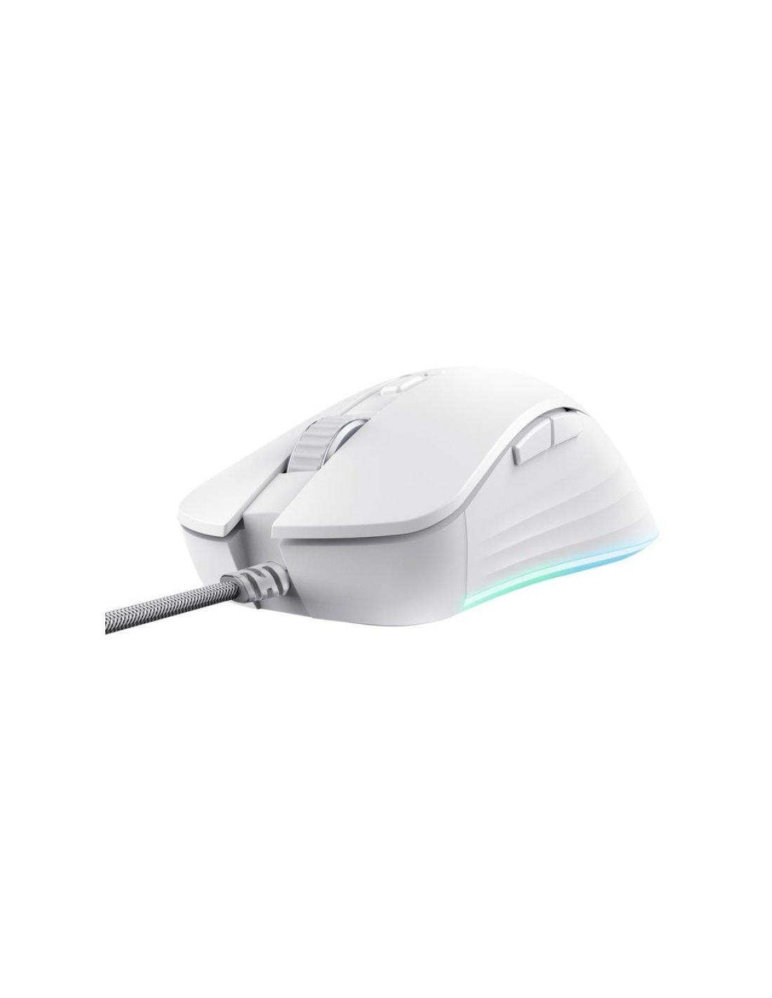 RATON TRUST GAMING GXT 924 YBAR RGB USB 25K DPI WHTE