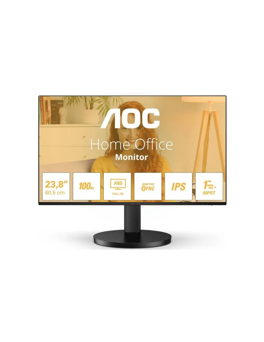 MONITOR AOC 24 IPS ULTRASLIM SIN MARCO 100HZ MULTIMEDIA VGA HDMI 3YR GARAN