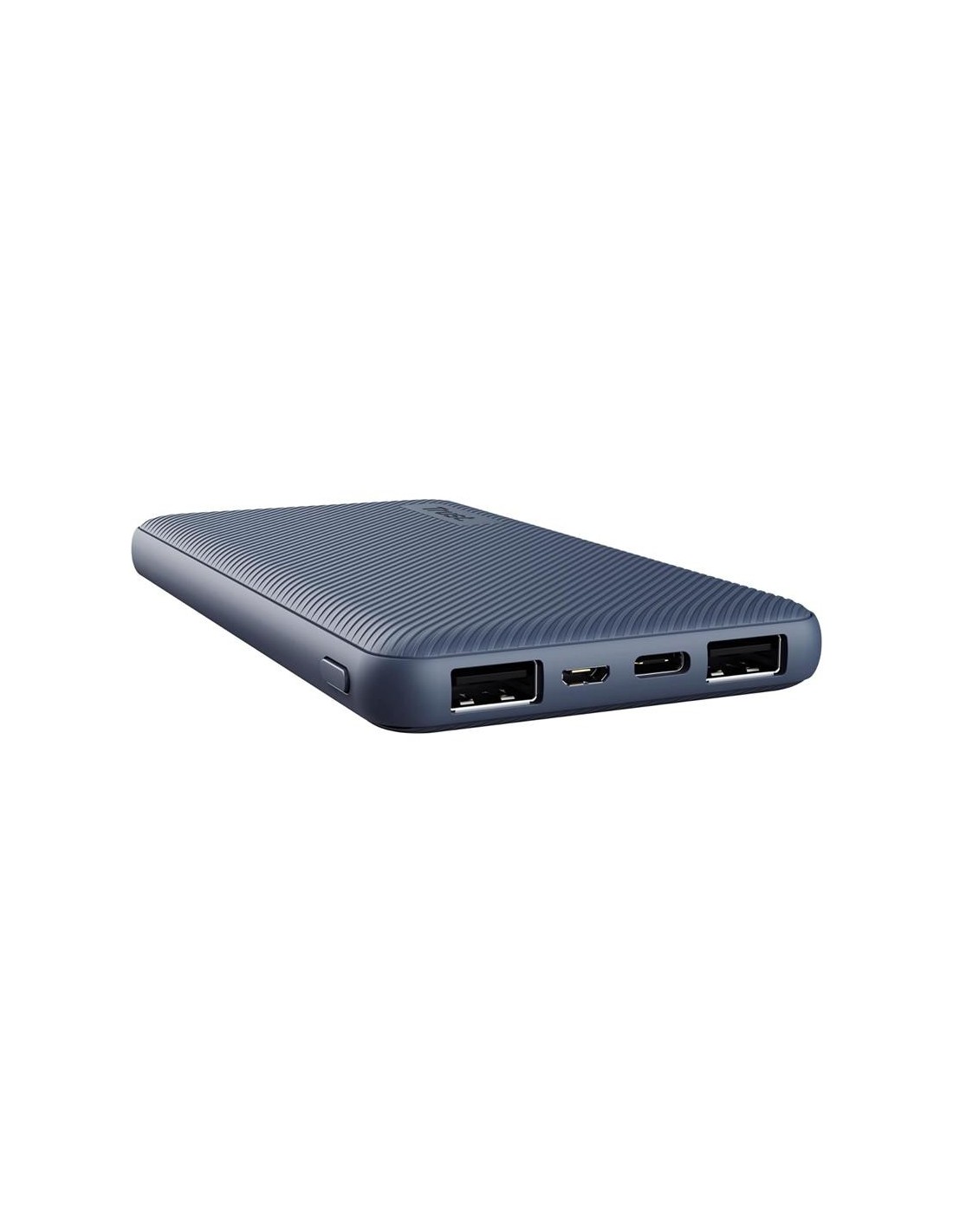 POWERBANK TRUST PRIMO SLIM 10000MAH X2 USB-A + USB-C + MICRO-USB ECO BLUE
