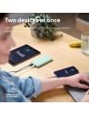 POWERBANK TRUST PRIMO SLIM 10000MAH X2 USB-A + USB-C + MICRO-USB ECO GREEN