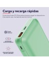 POWERBANK TRUST REDOH 20000MAH USB-A + X2 USB-C GREEN