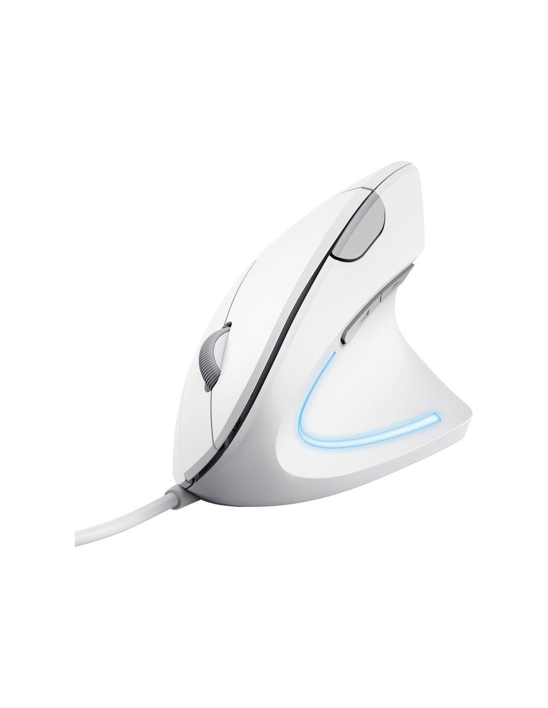 RATON TRUST VERTO USB ERGONOMIC WHITE
