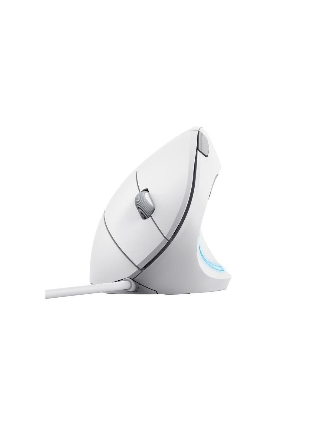 RATON TRUST VERTO USB ERGONOMIC WHITE