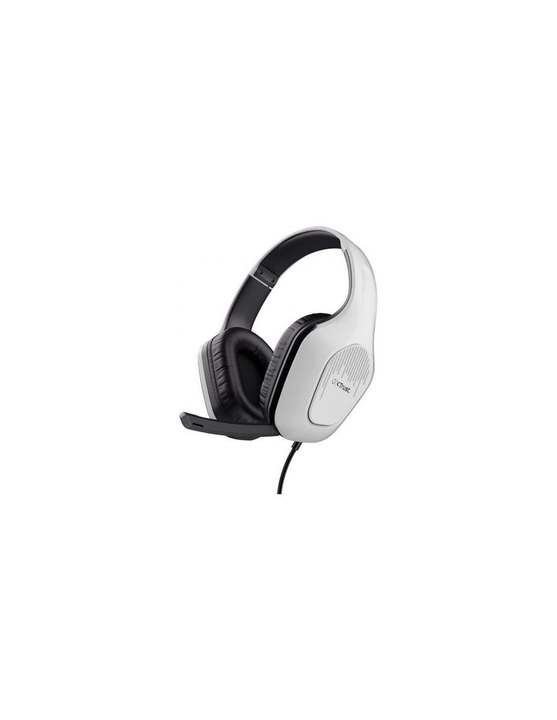 AURICULARES + MICROFONO TRUST GAMING GXT 415W ZIROX MULTI HEADSET WHITE