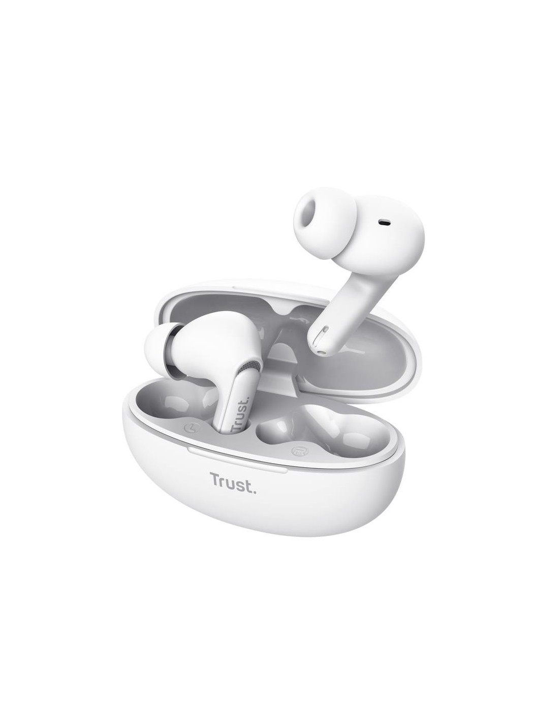 AURICULARES TRUST YAVI EARBUDS ENC BLUETOOTH WIRELESS WHITE