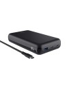 BATERIA EXTERNA 100W USB-A + 2X USB-C BLACK
