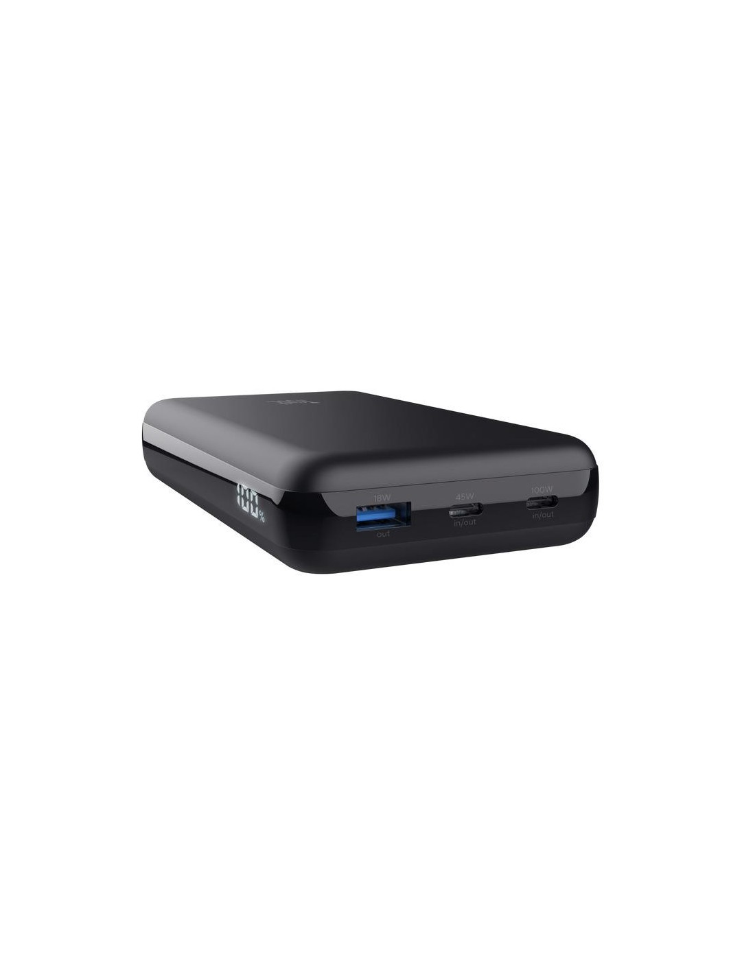 BATERIA EXTERNA 100W USB-A + 2X USB-C BLACK