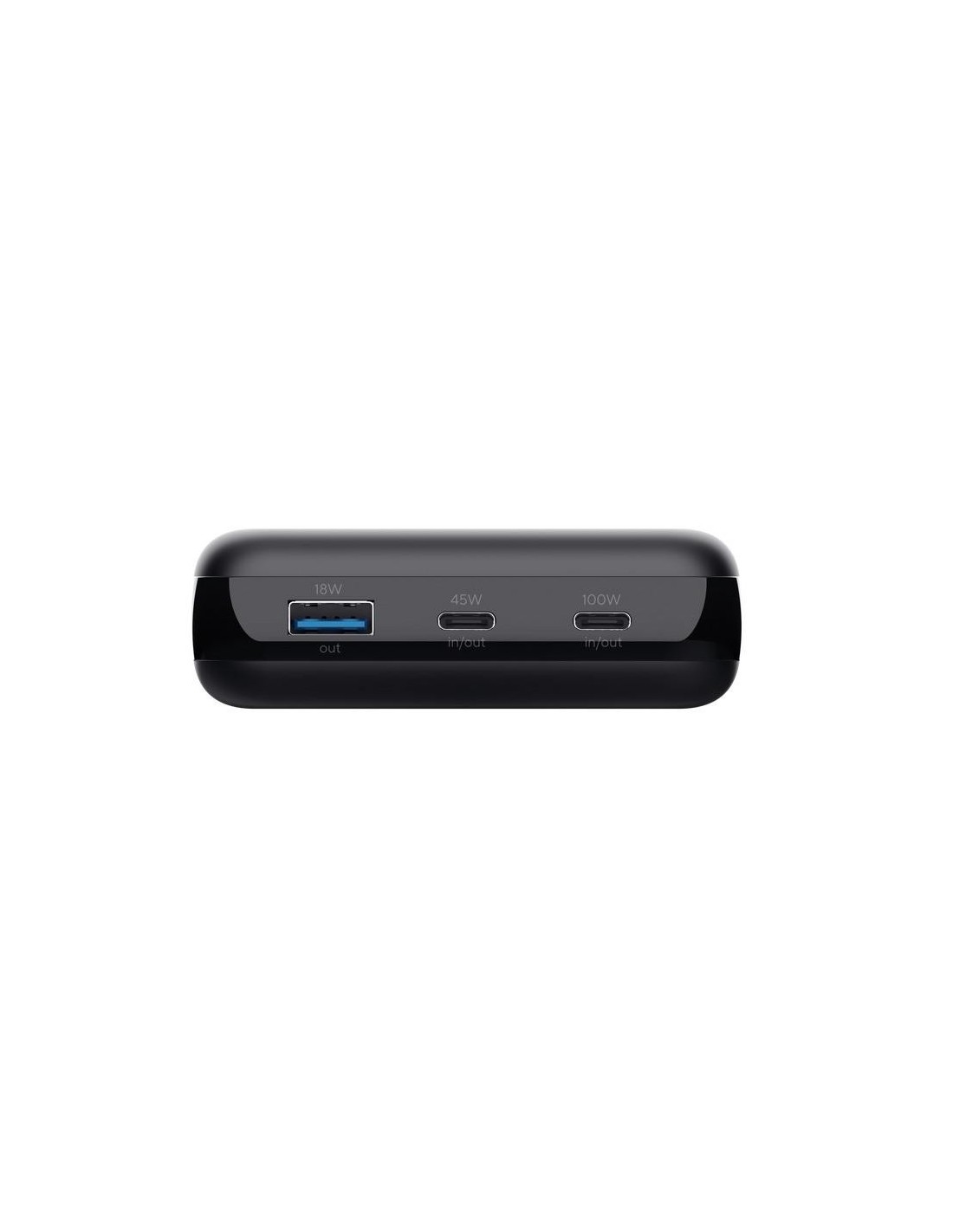 BATERIA EXTERNA 100W USB-A + 2X USB-C BLACK